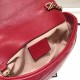 Gucci GG Marmont Matelassé Chevron Chain Mini Shoulder Bag 476433 Red 2017