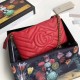 Gucci GG Marmont Matelassé Chevron Mini Chain Bag 443447 Red 2018