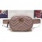 Gucci GG Marmont Matelasse Leather Belt Bag 476434 Nude Pink 2017