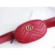 Gucci GG Marmont Matelasse Leather Belt Bag 476434 Red 2017