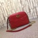 Gucci GG Marmont matelassé shoulder bag 443499 red