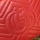 Gucci GG Marmont matelassé shoulder bag 443499 red