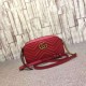 Gucci GG Marmont matelassé shoulder bag 447632 red