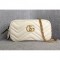 Gucci GG Marmont Mini Chain Bag 546581 White 2018