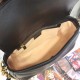 Gucci GG Marmont Small Top Handle Bag 498110 Black ‎2018