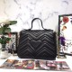 Gucci GG Marmont Small Top Handle Bag 498110 Black ‎2018