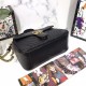 Gucci GG Marmont Small Top Handle Bag 498110 Black ‎2018