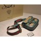 Gucci Lady Web GG Canvas Small Shoulder Bag 384821 Green