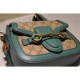 Gucci Lady Web GG Canvas Small Shoulder Bag 384821 Green