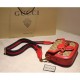 Gucci Lady Web GG Canvas Small Shoulder Bag 384821 Red