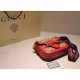 Gucci Lady Web GG Canvas Small Shoulder Bag 384821 Red