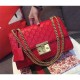 Gucci medium padlock Gucci Signature shoulder bag 409486 red