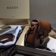 Gucci Lady Web Hand-Stained Leather Shoulder Smll Bag 380573 Brown