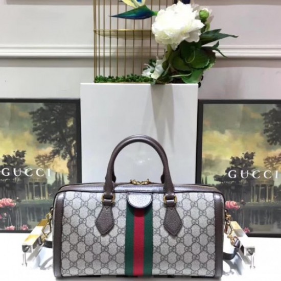 Gucci Ophidia Medium Top Handle Boston Bag ‎524532 GG Supreme 2018