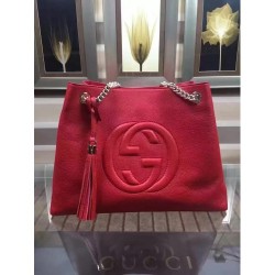 Gucci soho leather shoulder bag 308982 Red(MINGSHI-731303)