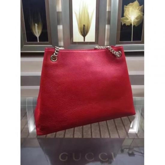 Gucci soho leather shoulder bag 308982 Red(MINGSHI-731303)