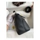 Hermes 24/24 Mini 21 Handmade Bag in Black Evercolor Leather