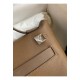 Hermes 24/24 Mini 21 Handmade Bag in Beige Weimar Evercolor Leather