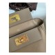 Hermes 24/24 Mini 21 Handmade Bag in Beige Weimar Evercolor Leather