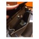 Hermes Herbag Zip 31cm Bag In Black And Taupe