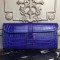 Hermes Jige Elan 29 Clutch In Blue Electric Crocodile Leather