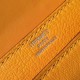 Hermes Yellow Goatskin Verrou Shoulder Handmade Bag