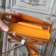 Hermes Yellow Goatskin Verrou Shoulder Handmade Bag