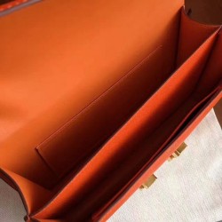 Hermes Orange Epsom Constance Elan 25cm Bag