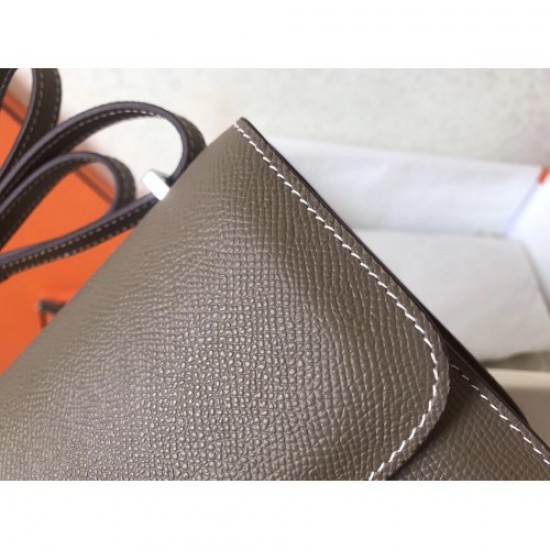 Hermes Etoupe Epsom Constance Elan 25cm Bag