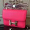 Hermes Red Constance MM 24cm Epsom Leather Bag