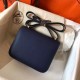 Hermes Mini Constance 18cm Sapphire Epsom Bag