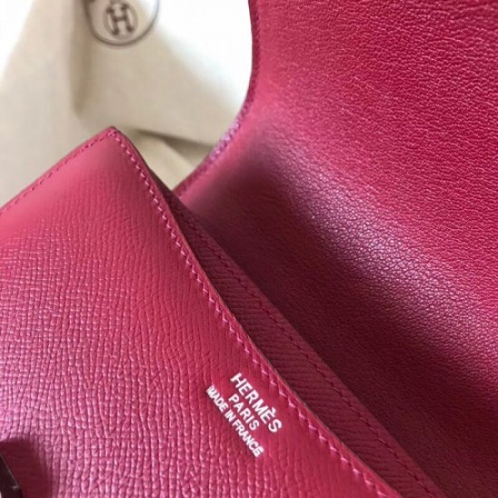 Hermes Mini Constance 18cm Ruby Epsom Bag