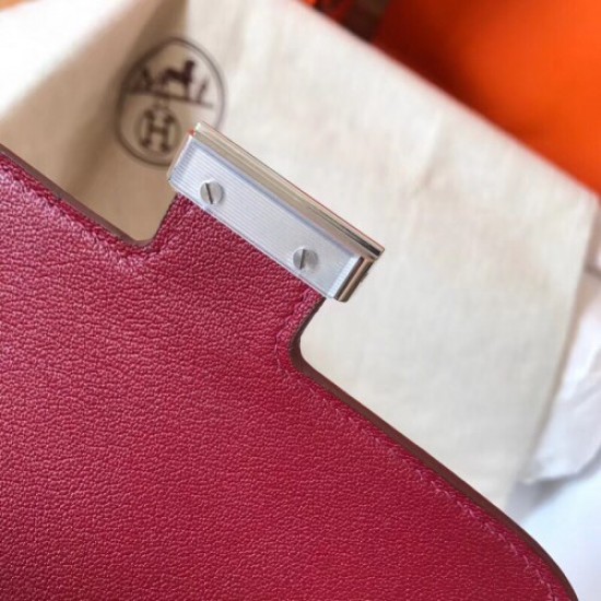 Hermes Mini Constance 18cm Ruby Epsom Bag