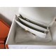 Hermes Epsom Constance 24cm White Handmade Bag