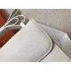 Hermes Epsom Constance 24cm White Handmade Bag