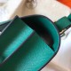 Hermes Epsom Constance 24cm Malachite Handmade Bag