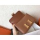 Hermes Epsom Constance 24cm Brown Handmade Bag