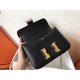 Hermes Epsom Constance 24cm Black Handmade Bag