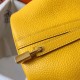 Hermes Bicolor Picotin Lock PM 18cm Yellow Bag