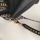 Hermes Black Picotin Lock 18cm Bag With Braided Handles