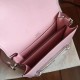 Hermes Mini Sac Roulis Bag In Rose Dragee Swift Leather