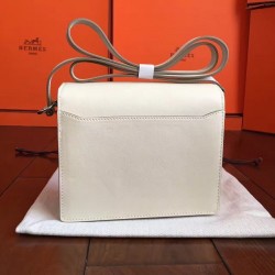 Hermes Mini Sac Roulis Bag In Ivory Swift Leather