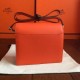 Hermes Mini Sac Roulis Bag In Orange Swift Leather