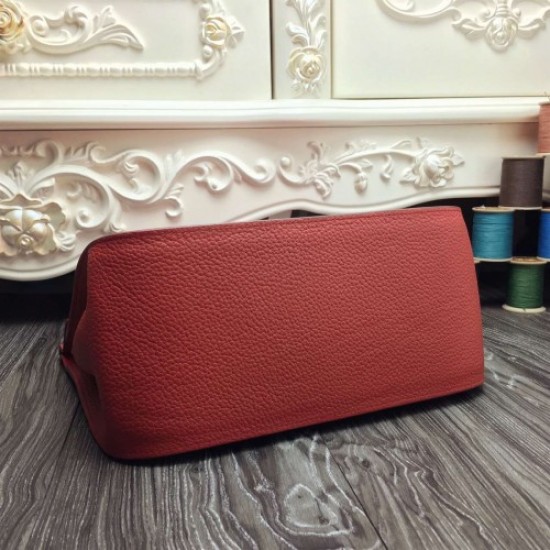 Hermes Red Medium Jypsiere 31cm Bag