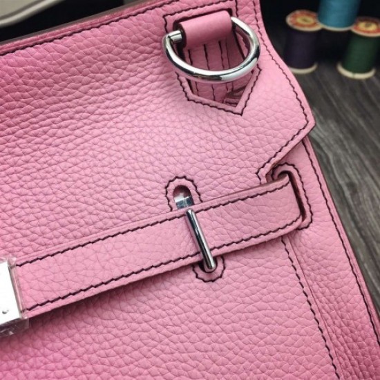 Hermes Pink Medium Jypsiere 31cm Bag