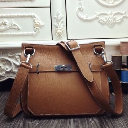 Hermes Brown Medium Jypsiere 31cm Bag