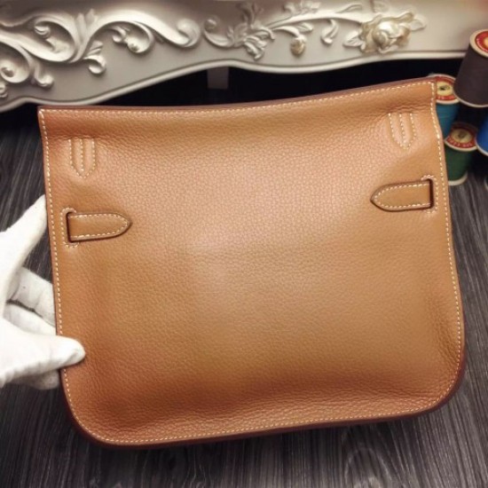 Hermes Brown Medium Jypsiere 31cm Bag