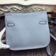 Hermes Blue Lin Medium Jypsiere 31cm Bag