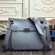 Hermes Blue Lin Large Jypsiere 34cm Bag