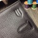 Hermes Black Large Jypsiere 34cm Bag